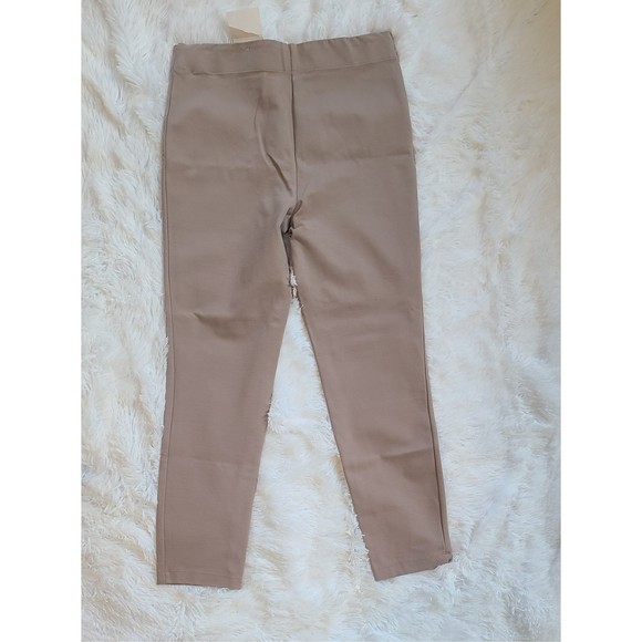 Max Studio | NWT Khaki Skinny Ponte Stretch Pants, Sz L (10-12), FREE S/H - Picture 3 of 9